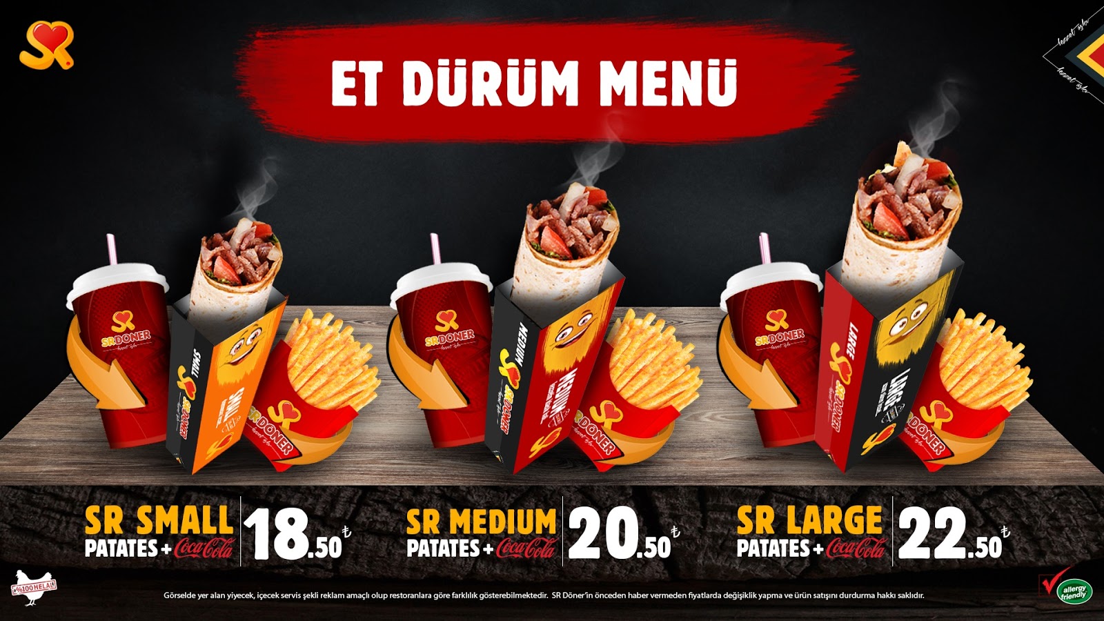 et dürüm fiyatları